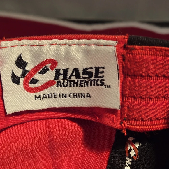 Dale Earnhart Jr. #8 Red Nascar Racing Hat/Cap w/ Black Trim - Picture 10 of 13